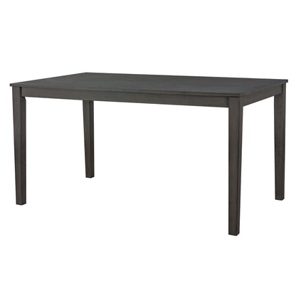 Dallas beige dark gray 6 Piece Dining Set