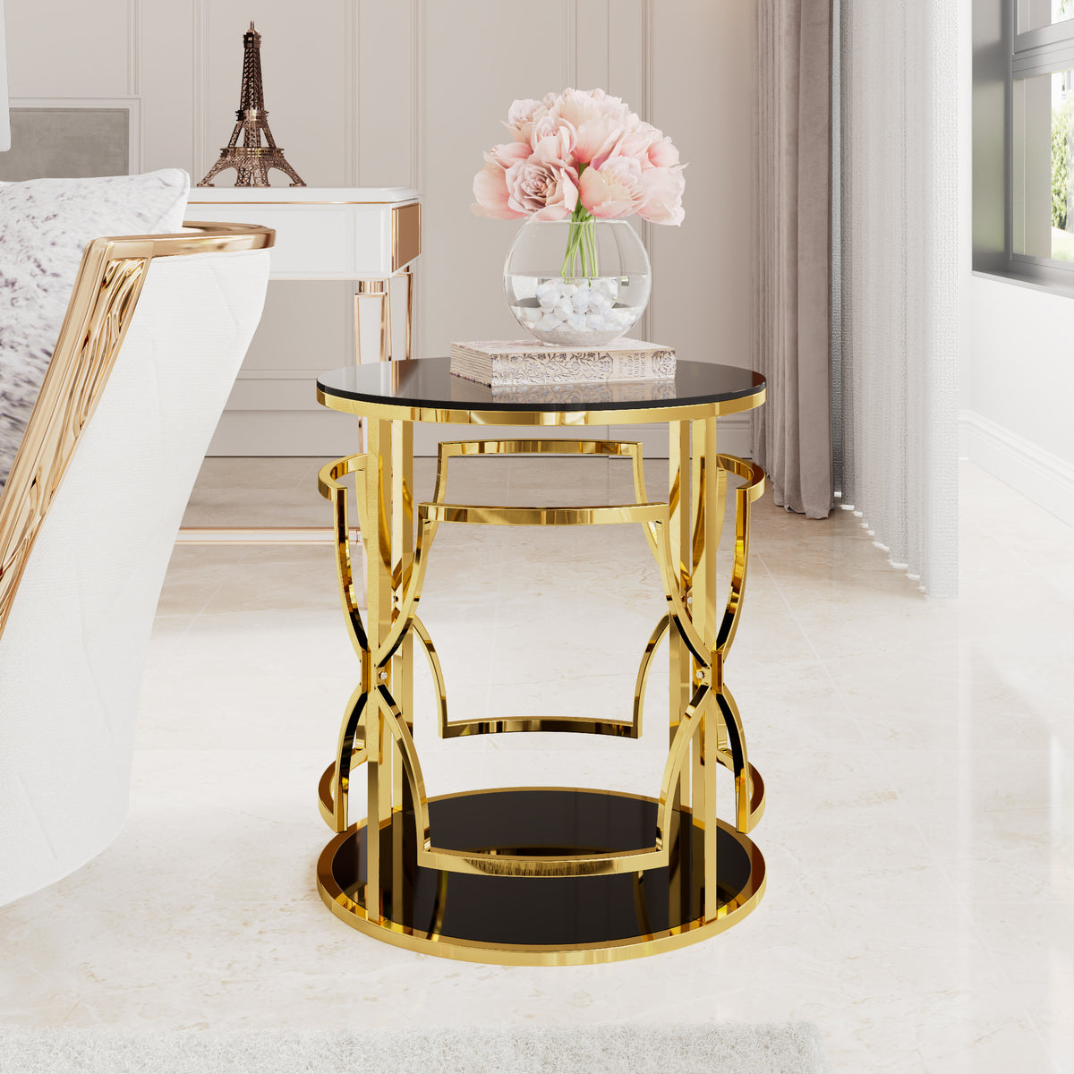 Marwell Round Side Table