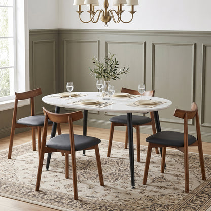 4 Seater pull up dining table and chair set