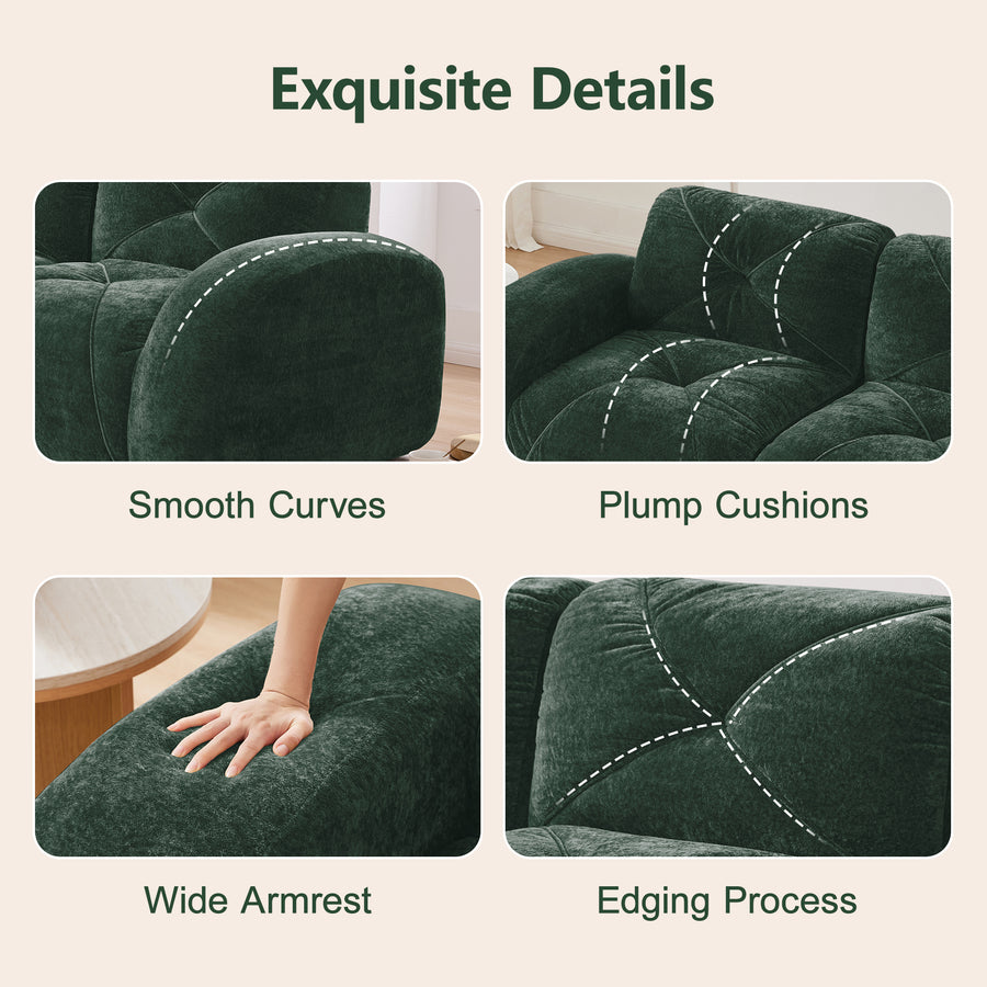 Green Modular Sofa