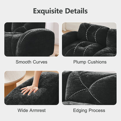 Black Modular Sofa