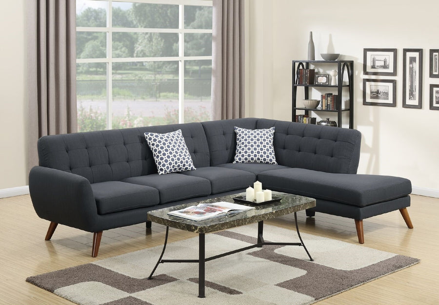 Rabta Sectional Chaise Black