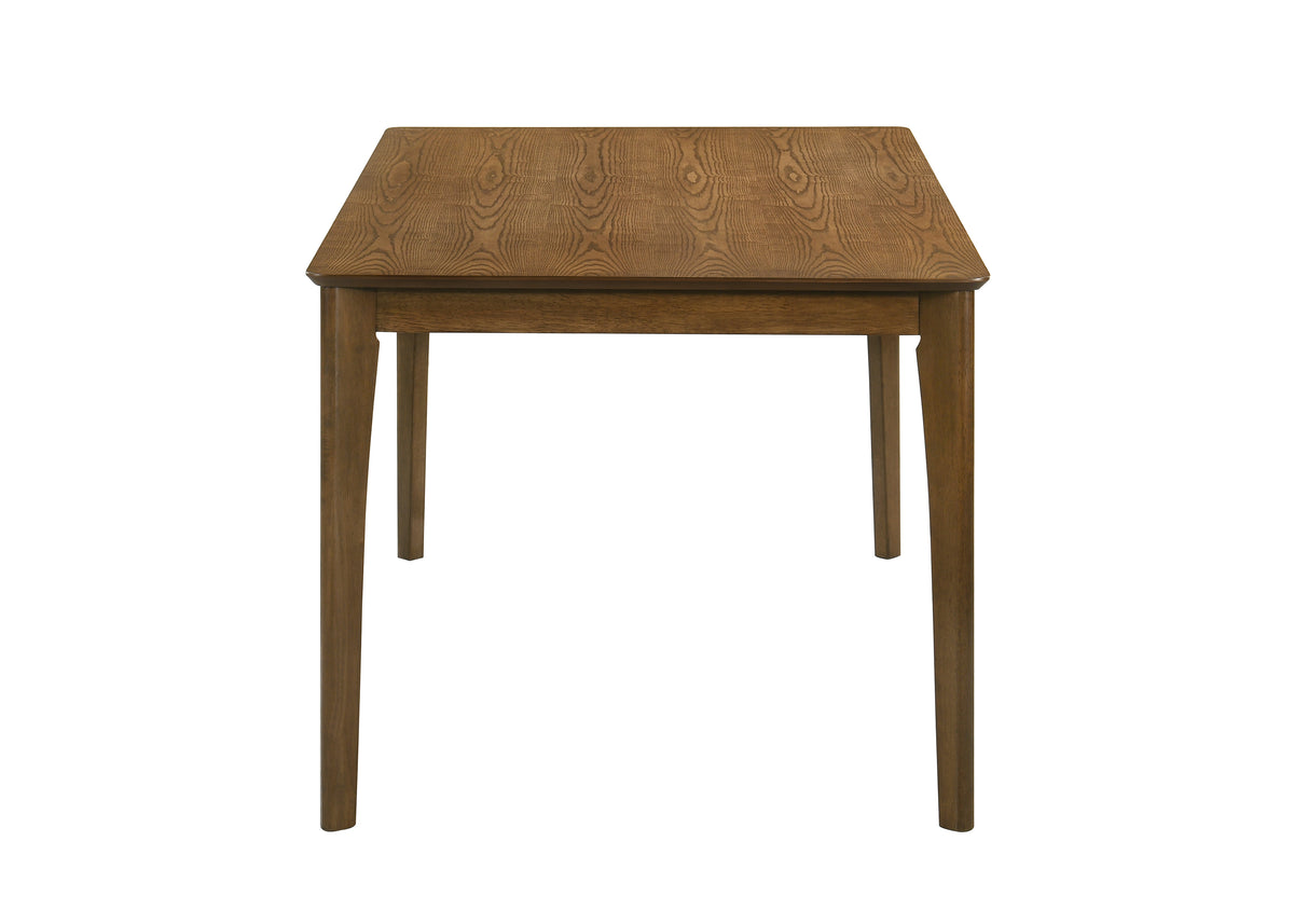 Wooden table on a white background 4 Seater 6 Seater (7pcs)