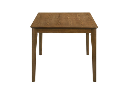 Wooden table on a white background 4 Seater 6 Seater (7pcs)