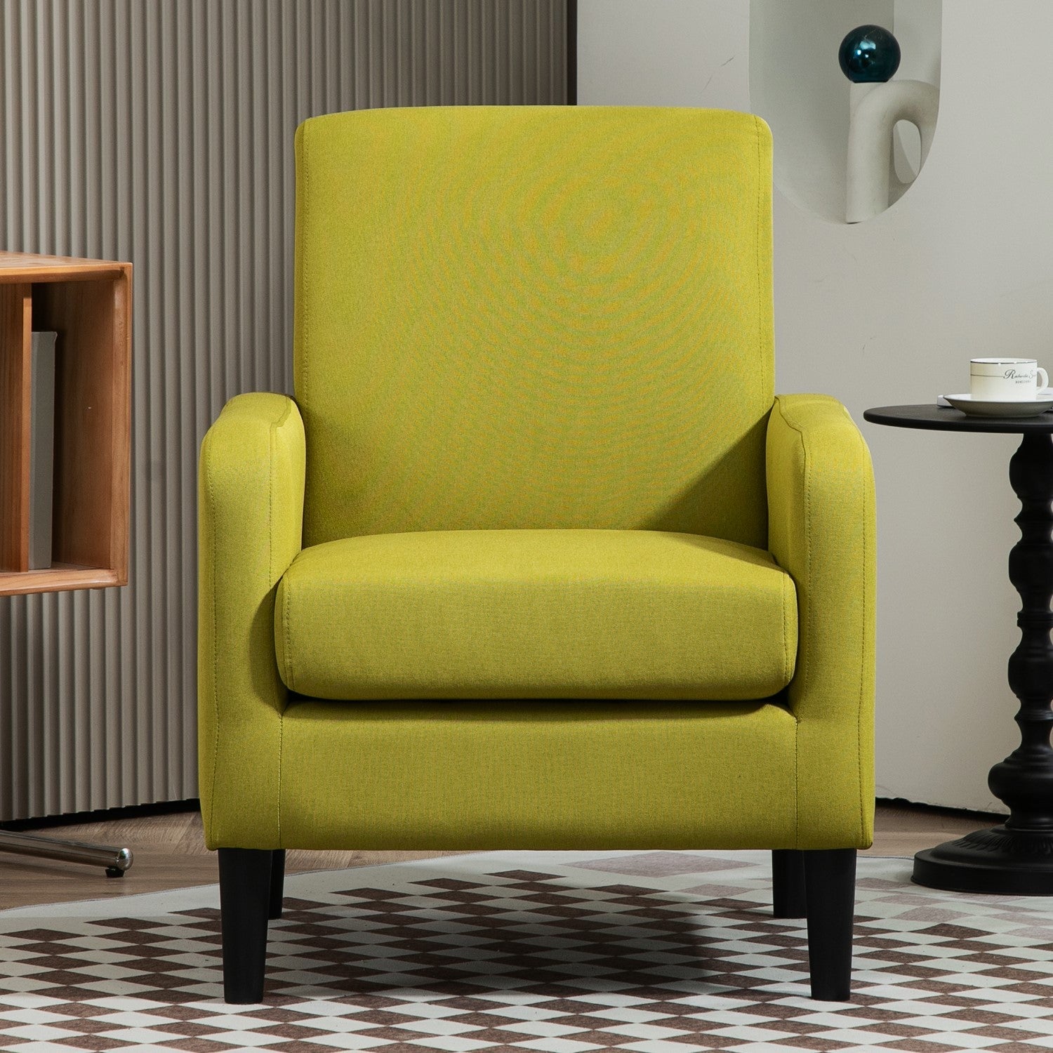 Antique Green Accent Armchair