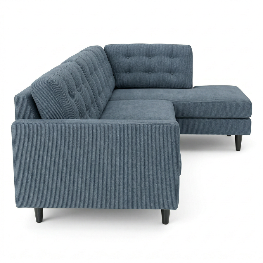 Slate Blue sectional sofa