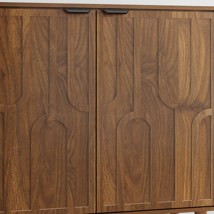 lefty 55" serving cabinet wooden