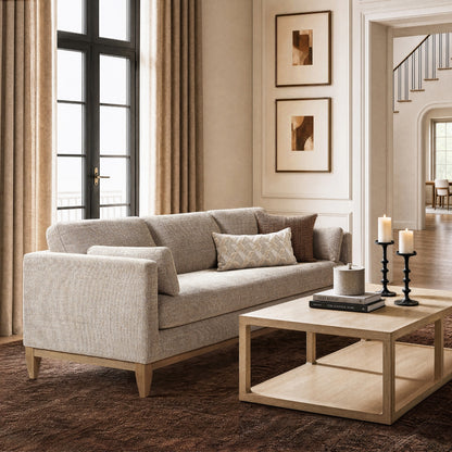 Greenland stone taupe 3 Seater Farmhouse Sofa 