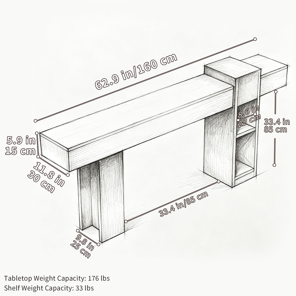 Lavada Console Table