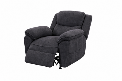 1 seater  6 seater dark gray power recliner sofa