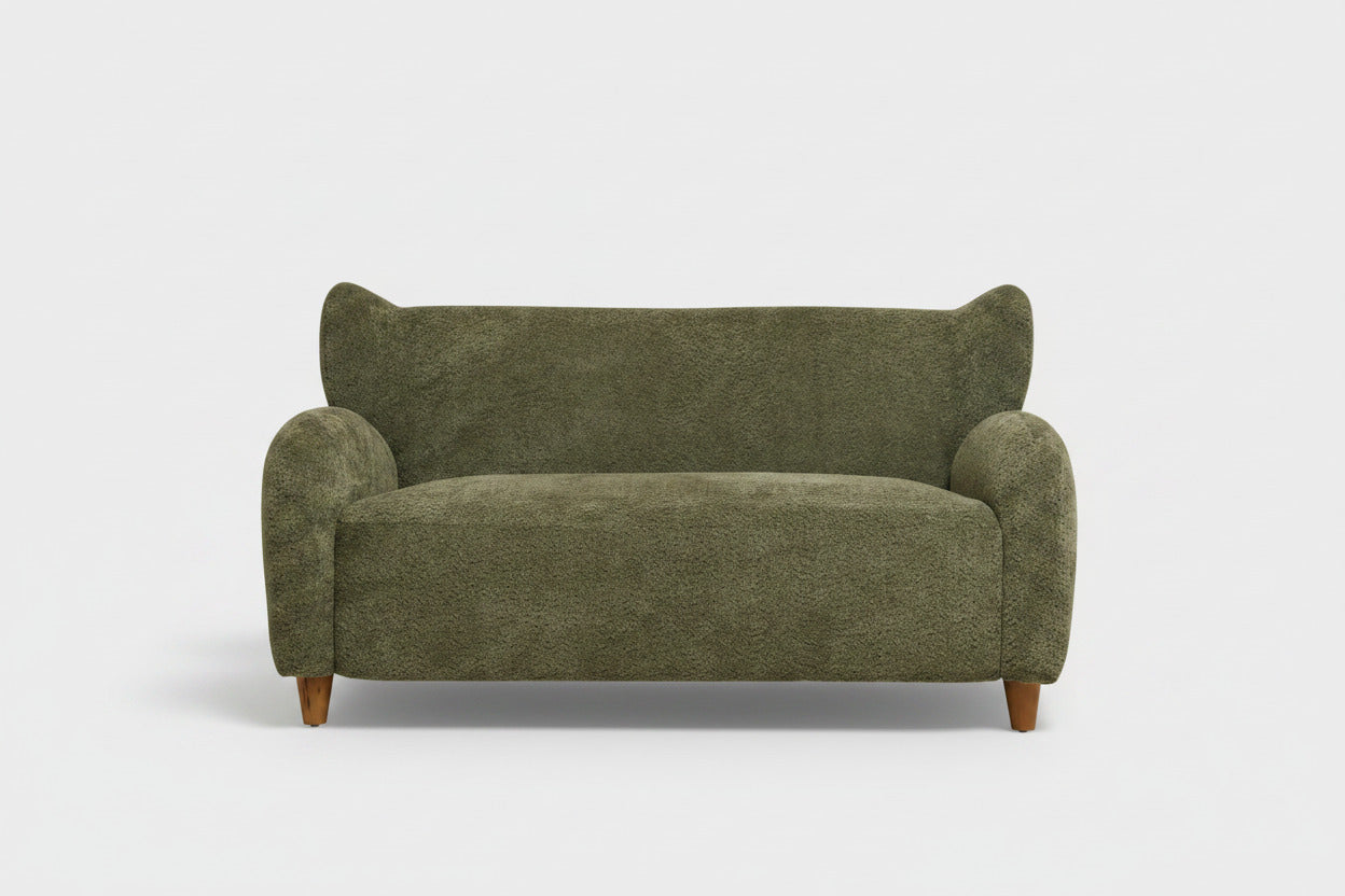 Birch Lane Laid Back Style Loveseat Olive Green color by Darsh stars