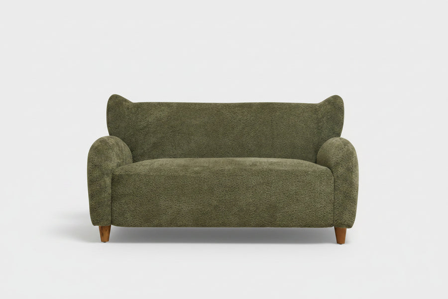 Birch Lane Laid Back Style Loveseat Olive Green color by Darsh stars