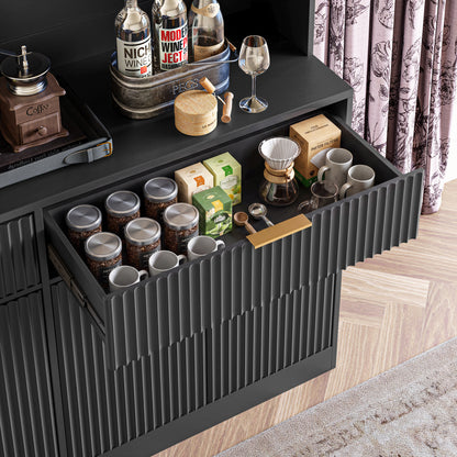 Talla Hutch Cabinet black