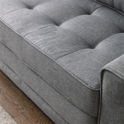 Loveseat Sofa cum Bed Light Gray