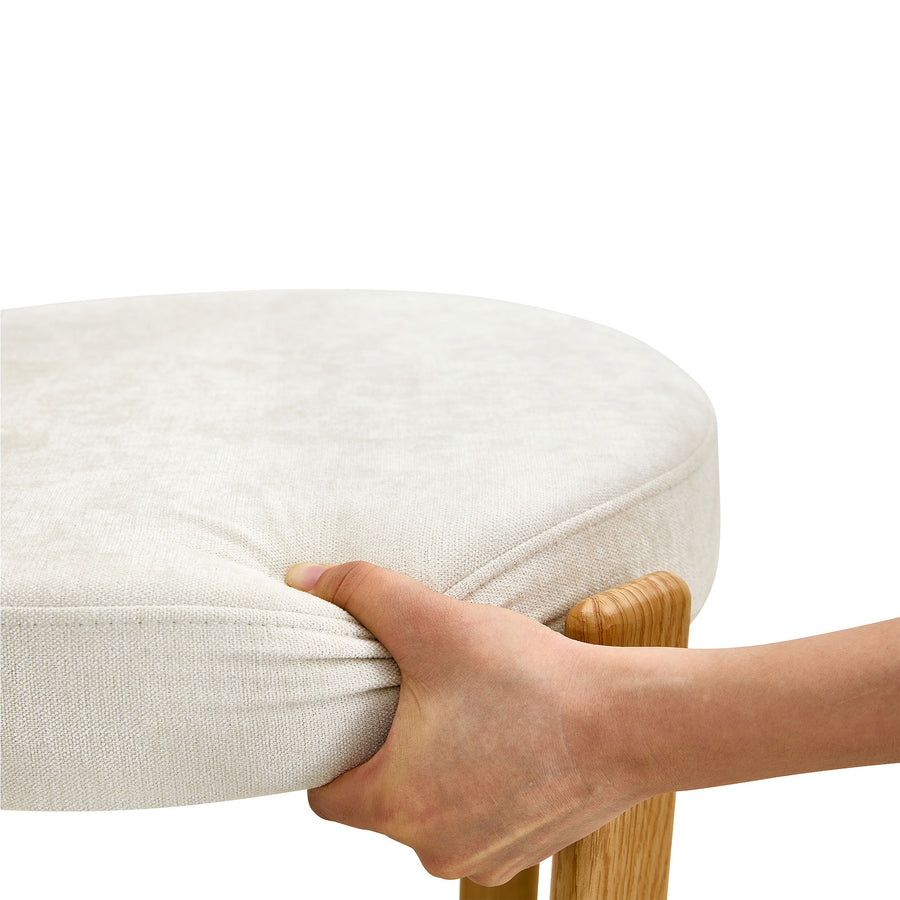 White set of 2 piece 4 piece dining chair with curved back and wooden legs