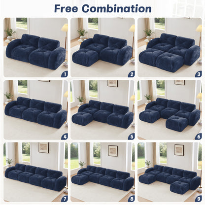 Blue Modular sofa