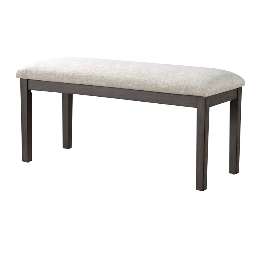 Dallas beige dark gray 6 Piece Dining Set