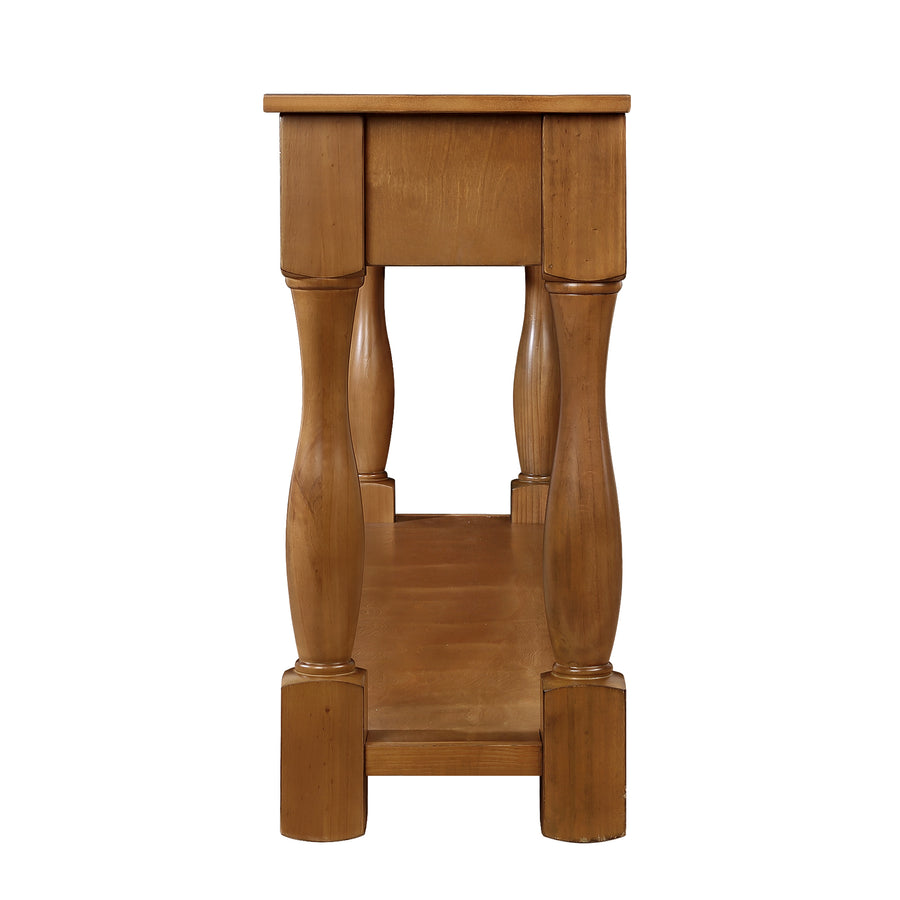 Ohio Pine Wood Console Table