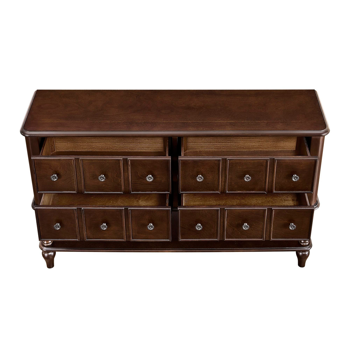 Walker  Espresso Vintage Console Table
