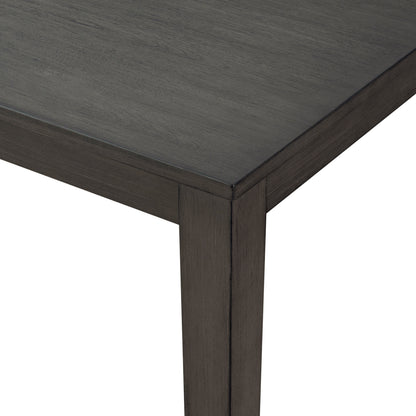 Dallas beige dark gray 6 Piece Dining Set
