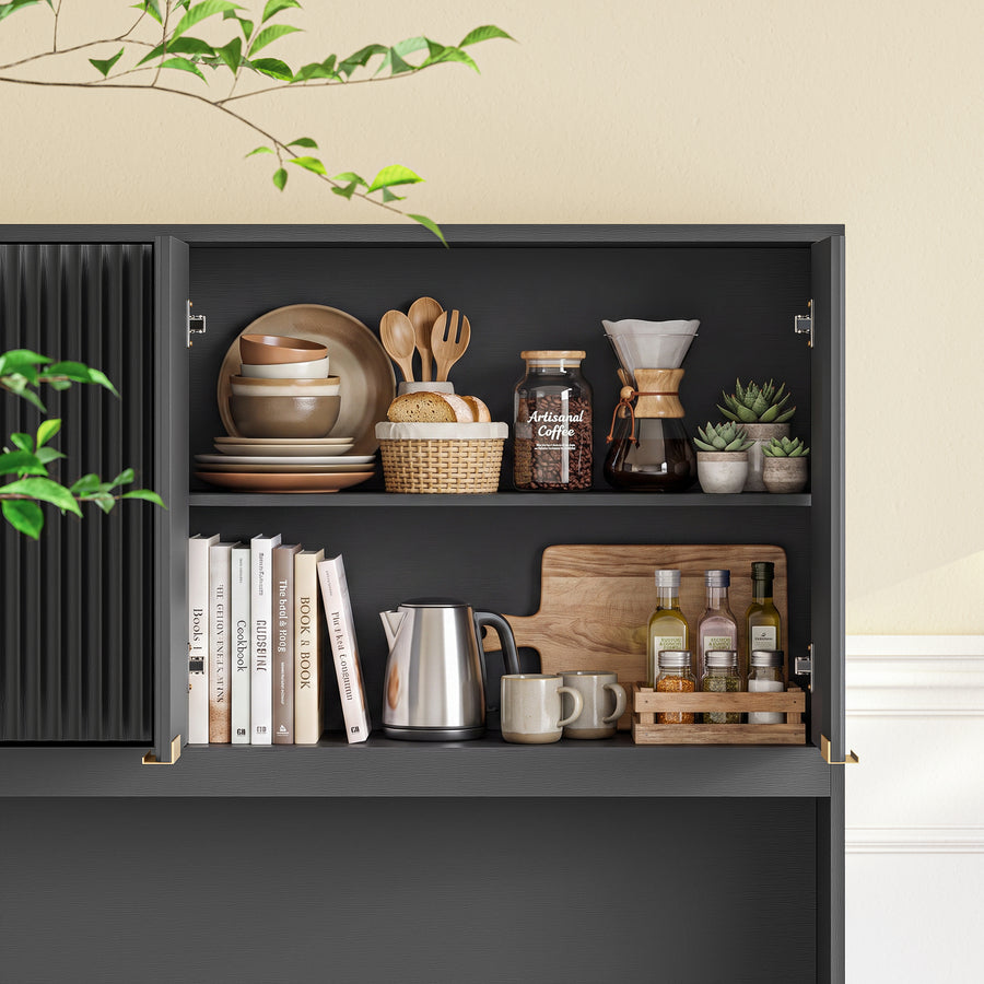 Talla Hutch Cabinet black