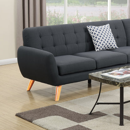 Rabta Sectional Chaise Black