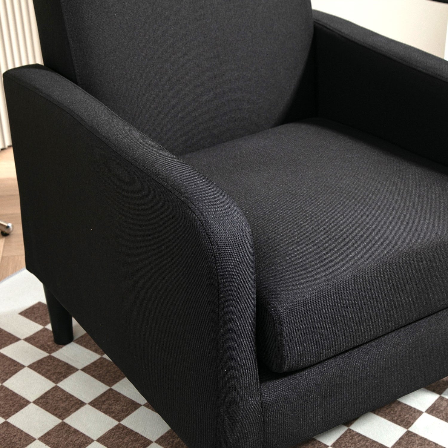 Black Accent Armchair