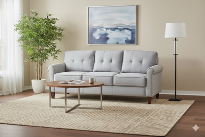 Light Gray 3 Seater Sofa