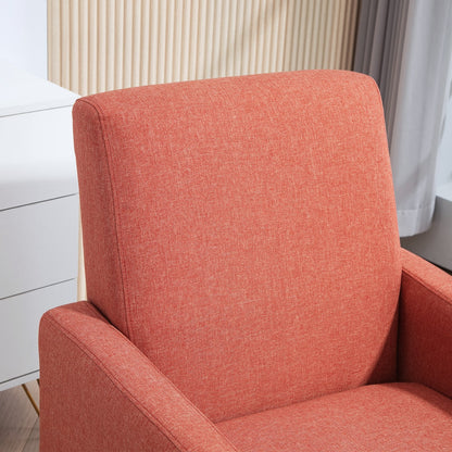 Red Accent Armchair