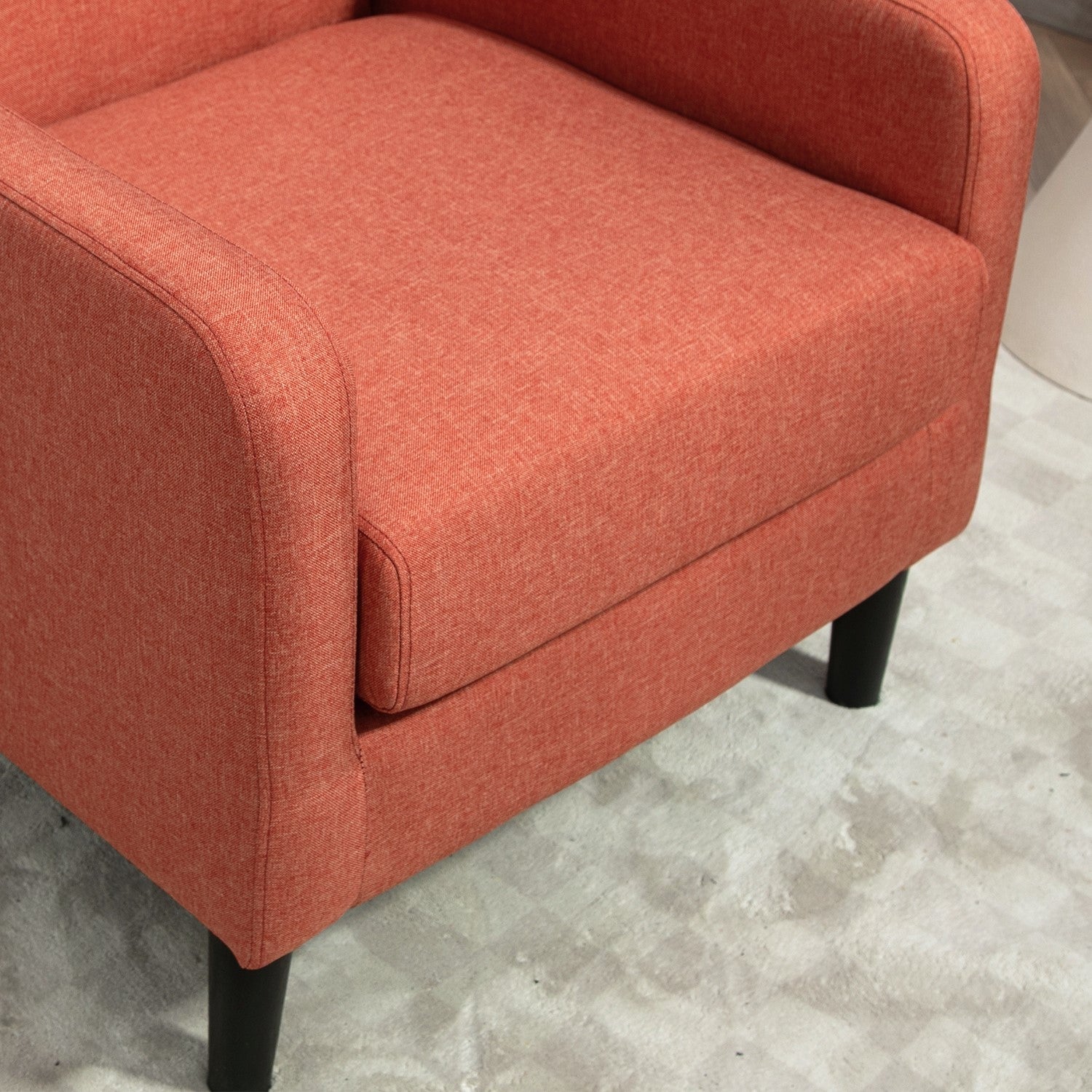 Red Accent Armchair