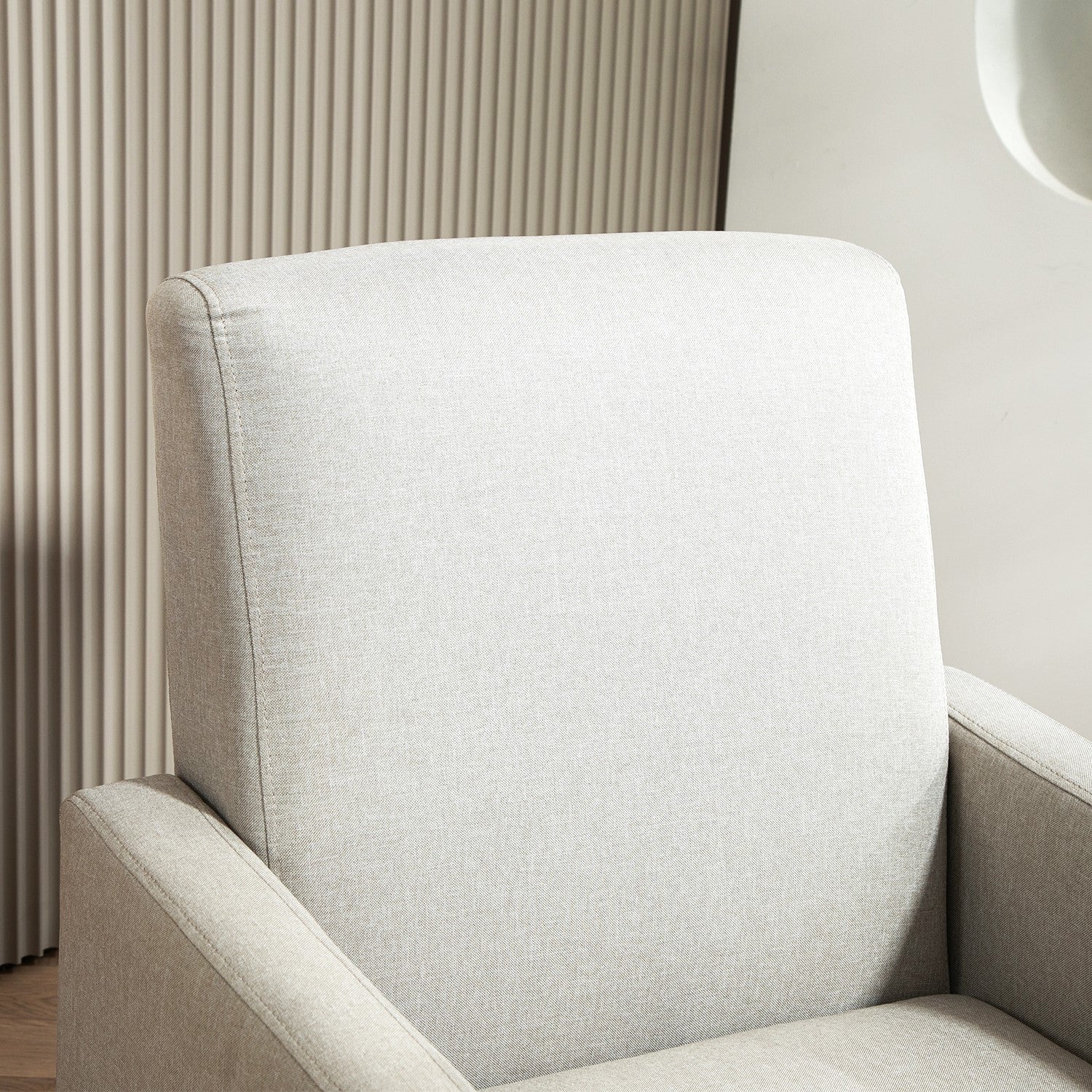 Light Camel Accent Armchair