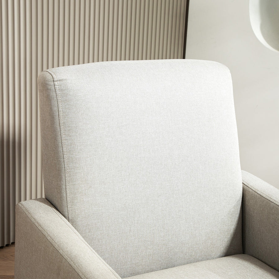 Light Camel Accent Armchair
