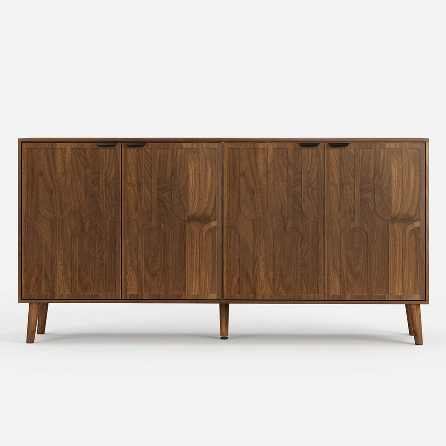 lefty 55" serving cabinet wooden