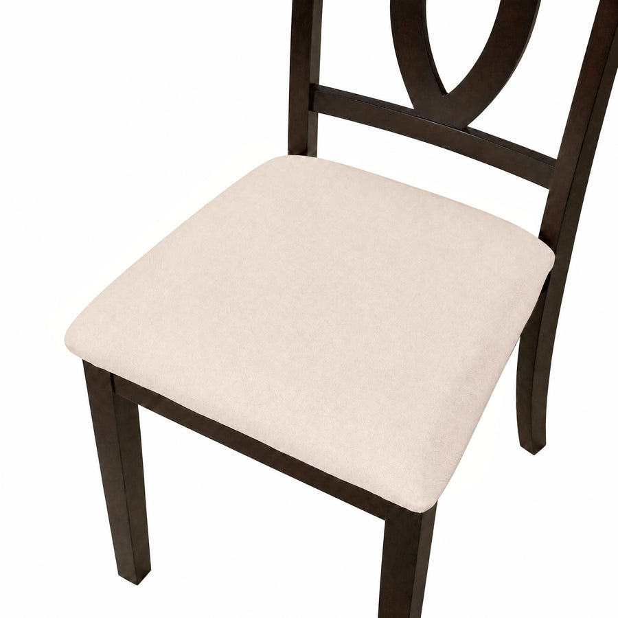 dark brown 3 Piece 5 piece Dual Drop Leaf Dining Set