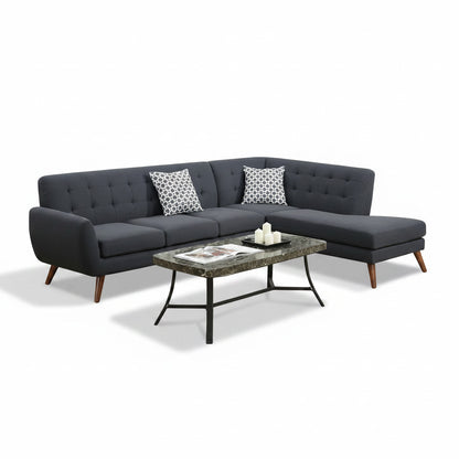 Rabta Sectional Chaise Black