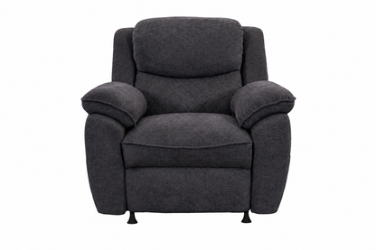 1 seater 6 seater dark gray power recliner sofa