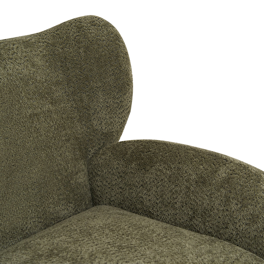 Birch Lane Laid Back Style Loveseat Olive Green color by Darsh stars