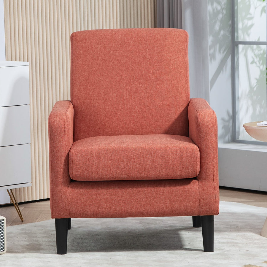 Red Accent Armchair